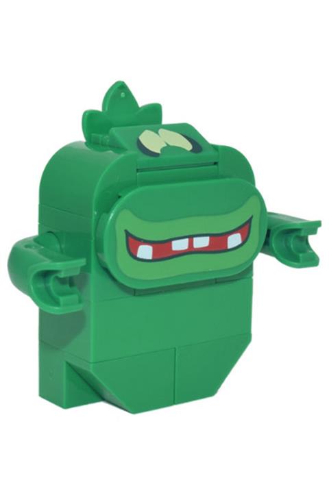 لگو مینی فیگور لوازم جانبی سفارشی Moc اصلی Minifigure Super Mario Garbage Can Green Ghost 24 Pieces SUPERMARIOMAR0097